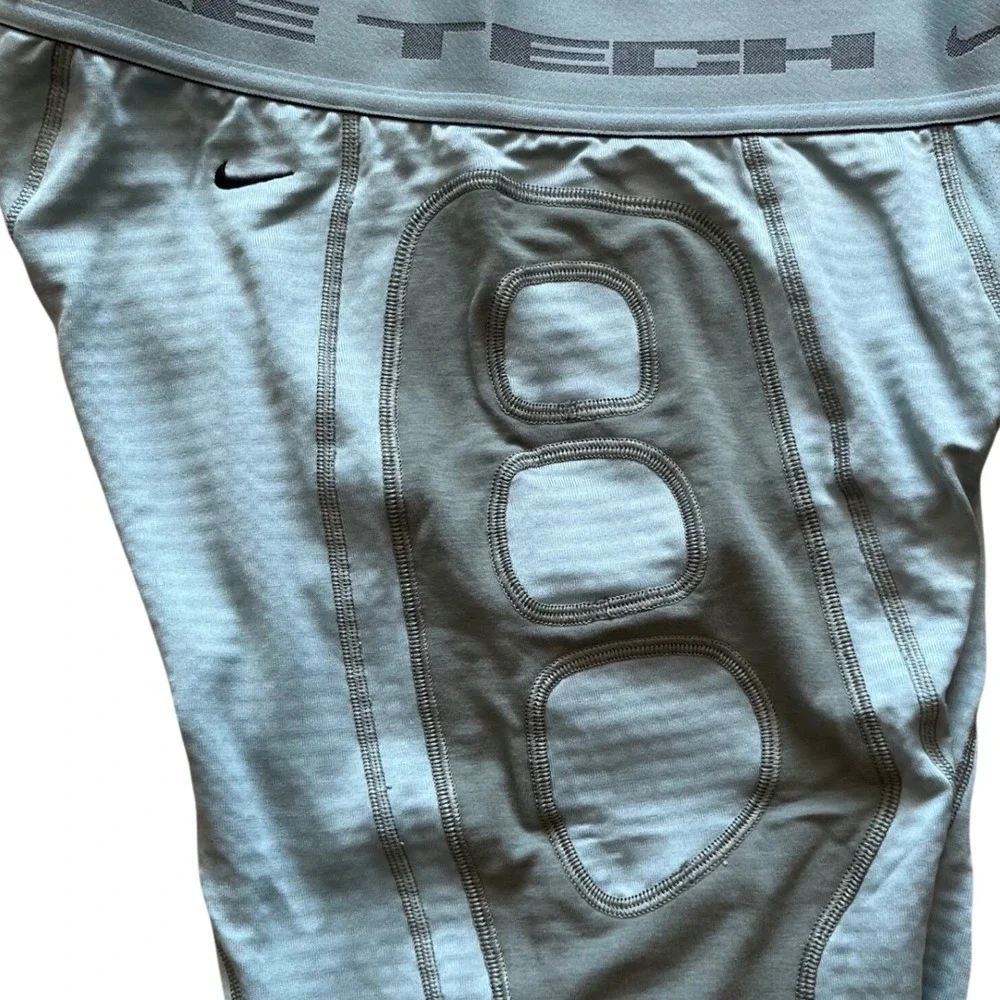 Nike Tech Base Layer Tight Fit‎ Compression Leggings Blue Grey Mens Medium NEW